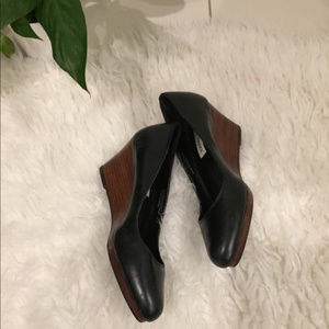 Steve Madden wedge, leather
